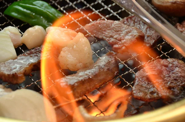 Churrasco coreano "Yakiniku " — Fotografia de Stock